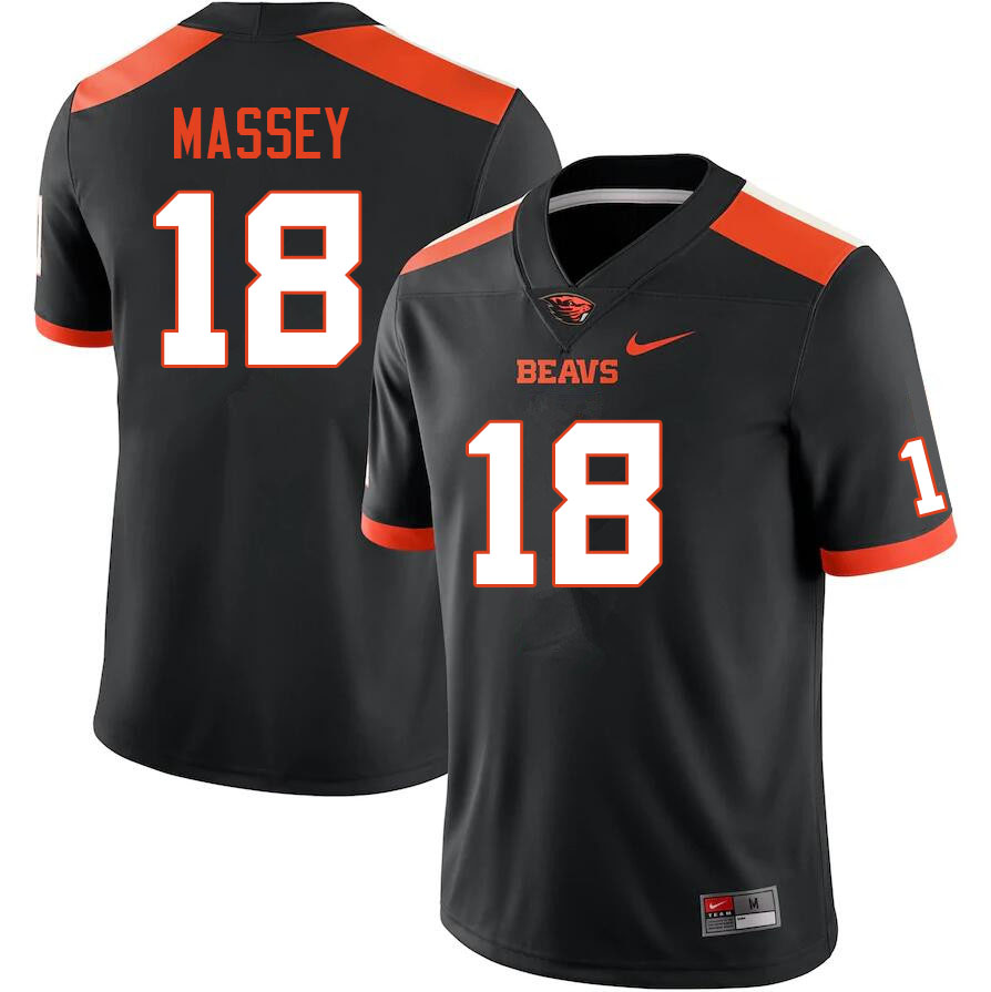 Men #18 Ian Massey Oregon State Beavers College Football Jerseys Sale-Black - Click Image to Close